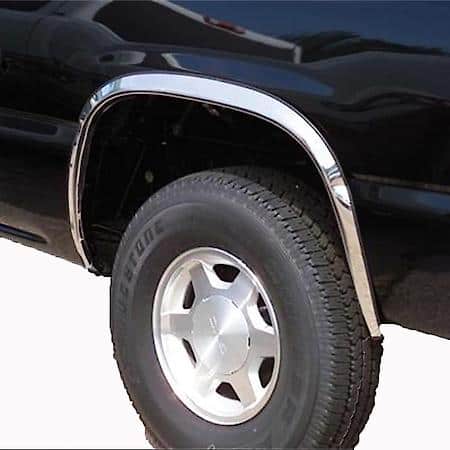 Full Wheel Well, Polished, Ss, 2.5"W, With Trim For 4 Fenders