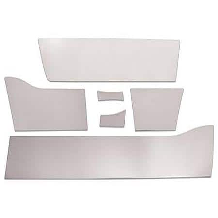 6 Piece, Polished, Stainless Steel