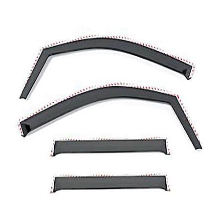 In-Channel, Tinted, ABS Plastic, Set Of 4