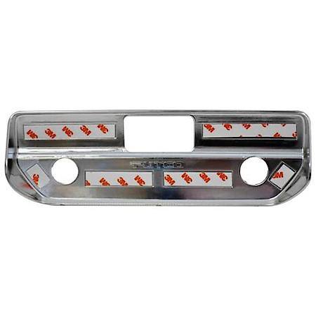 Chrome Plated, ABS Plastic, With Tailgate Handle Trim, With Keyhole