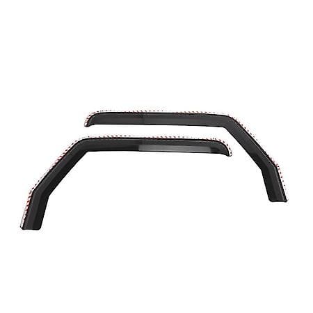Low Profile, Tape-On, Smoke, Polycarbonate, Set of 4
