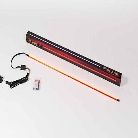 Led, 6" L, Amber And White Led, 1400 Lumens, Clear Lens, Black Housing