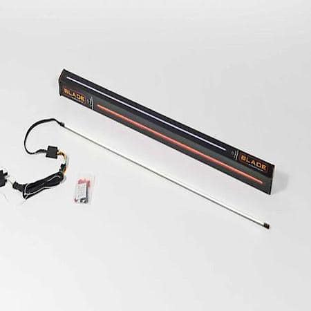 Led, 6" L, Amber And White Led, 1400 Lumens, Clear Lens, Black Housing
