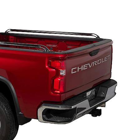 Chevrolet Logo, Tailgate, Chrome, Stainless Steel