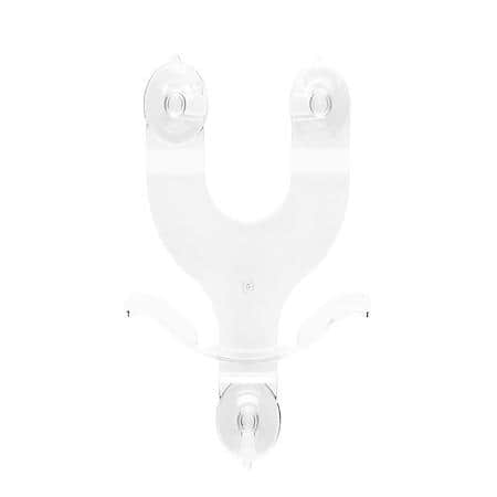 Suction Cup Mounted Phone Holder, Non-Rotating, Clear