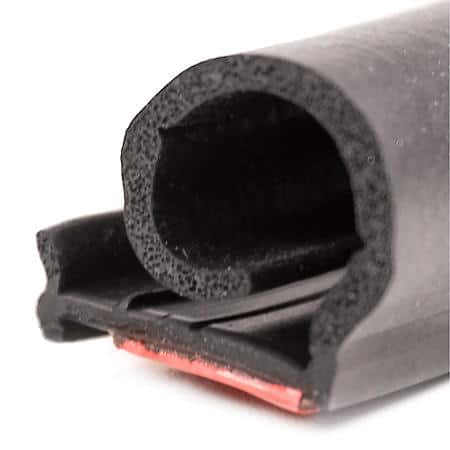 RV Bulb Seal Tape On, 1 in. x 3/4 in. 250 ft, Black