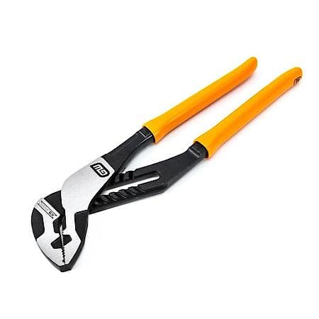 Plier, 12In, Straight Jaw T&G Dipped Hndl