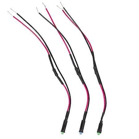 LED INDICATOR LIGHT KIT (2 GREEN; 1 BLUE)