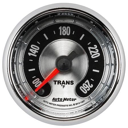 GAUGE; TRANS TEMP; 2 1/16in. 260deg.F; DIGITAL STEPPER MOTOR; AMERICAN MUSCLE