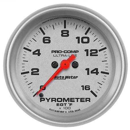 GAUGE; PYROMETER (EGT); 2 5/8in.; 1600deg.F; DIGITAL STEPPER MOTOR; ULTRA-LITE