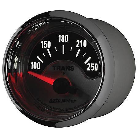 GAUGE; TRANS TEMP; 2 1/16in.; 250deg.F; ELEC; AMERICAN MUSCLE