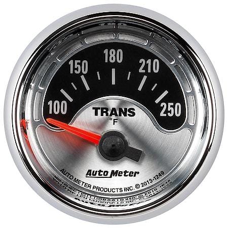 GAUGE; TRANS TEMP; 2 1/16in.; 250deg.F; ELEC; AMERICAN MUSCLE
