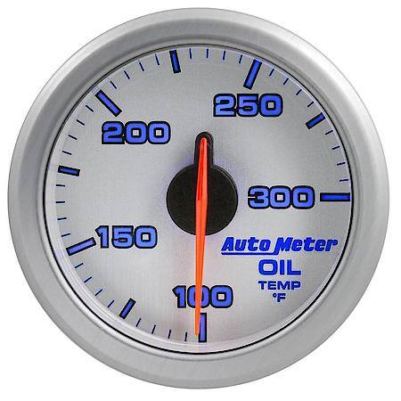 2-1/16in. OIL TEMP; 100-300F; AIRDRIVE; SILVER