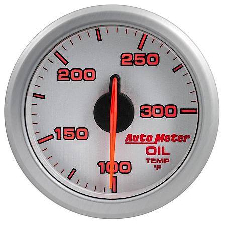 2-1/16in. OIL TEMP; 100-300F; AIRDRIVE; SILVER