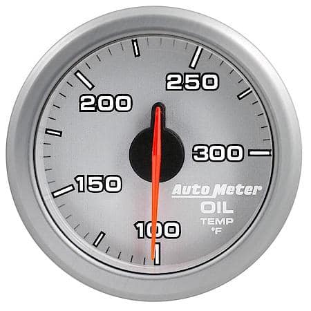 2-1/16in. OIL TEMP; 100-300F; AIRDRIVE; SILVER