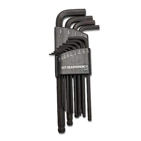 13 Piece Long Ball End Sae Hex Key Set