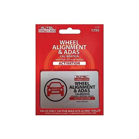 ADAS Wheel Alignment Software Update Card for The MaxiSYS Ultra Tablet