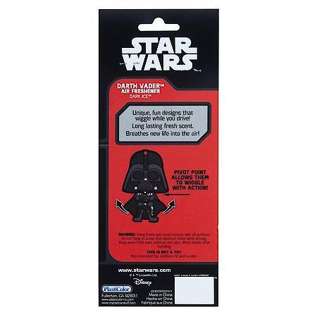 Star Wars Darth Vader Wiggler Air Freshener, Dark Ice Scent, 1 Pack