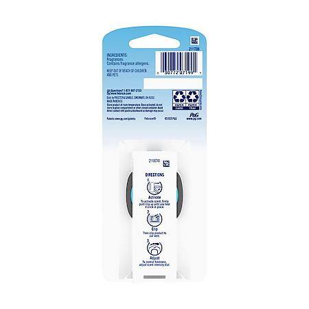 Auto Vent Clip Air Freshener, Noir 1ct.