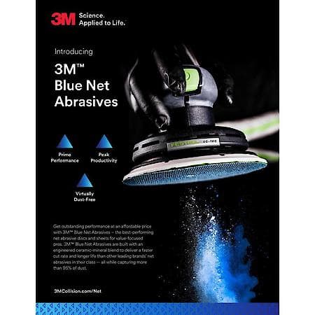 3M  Blue Net Disc 36416, 240, 8 In, 25 Discs Per Carton, 6 Cartons Per Case