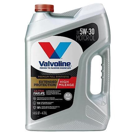 Extended Protection 5W-30 Full Synthetic Motor Oil, Maximizes Engine Life, 5 Quart
