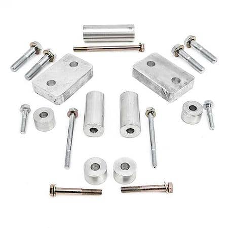 For Use With Trd Pro Skid Plates, Silver, Aluminum, With Spacers/ Hardware