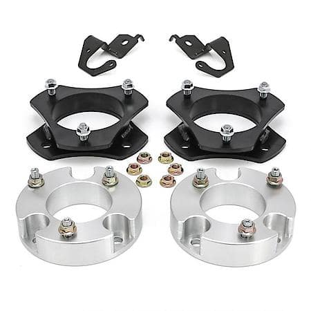 3"Front Lift, 2"Rear Lift,  Black/Silver Components, With Coil Spring Spacers