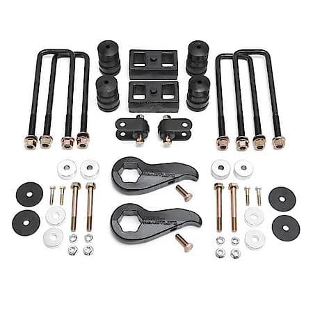3" Front Lift, 2" Rear Lift, Without Shock Absorbers In Kit, Black Component