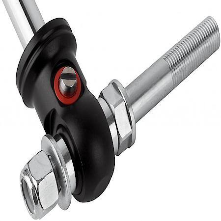 Single, Aluminum, With Stabilizer And Clamp, With External Reservoir