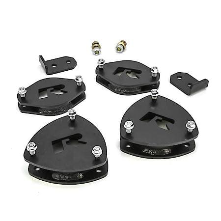 2"Front/1.5"Rear Lift, Black Components, With Front/Rear Strut Assembly Spacers