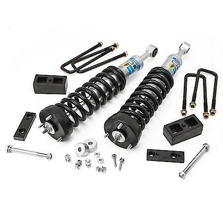 3"Front Lift, 2"Rear Lift, Black/Silver, With Differential Drop Brackets