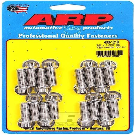 Universal, 3/8 - 16" Thread Size, Stainless, Natural, Ss, Set Of 16