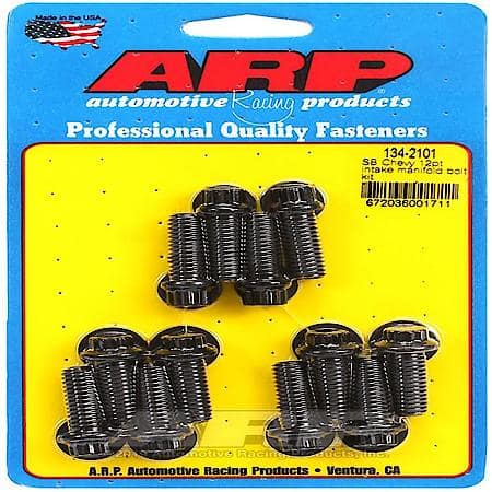 For Use With Chevy 265/ 400 Cubic Inch, 12Point Head, Black Oxide, Chrome Moly