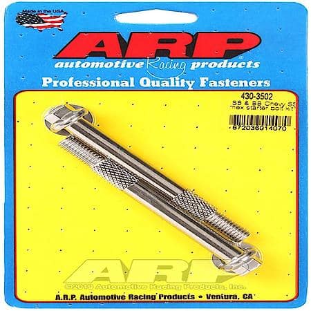 For Use With Chevy, With Standard/OEM High Torque Starter, 3.76"L Under Head