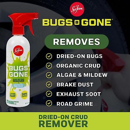 Bug Remover and Pre-wash, Cleans Bugs and Organic Crud, Safe on all Surfaces, 16 oz.