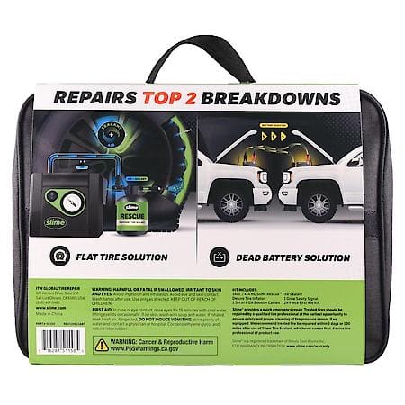 Emergency Roadside Truck/SUV Kit: Flat Tire & Battery Jump Start