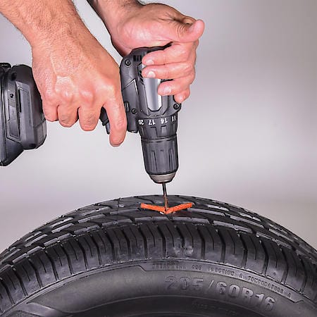 Effortless Tire Repair: Drill Bit Tire Plug Set