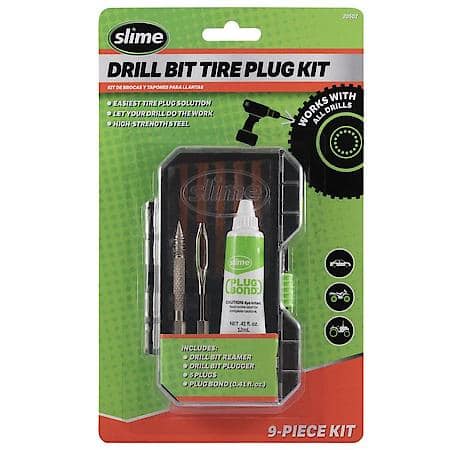 Effortless Tire Repair: Drill Bit Tire Plug Kit