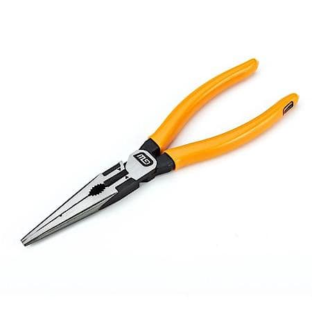 Plier, 8In, Long Nose, Dipped Handle