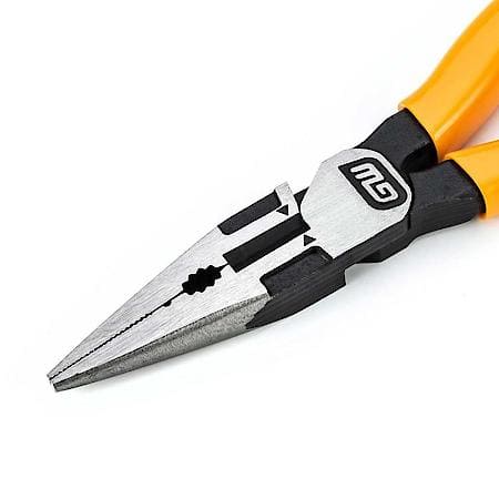 6" Pitbull Long Nose Plier Dipped Handle