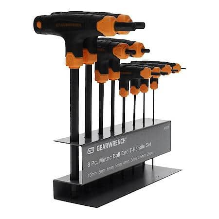 8PC MM END HEX KEY