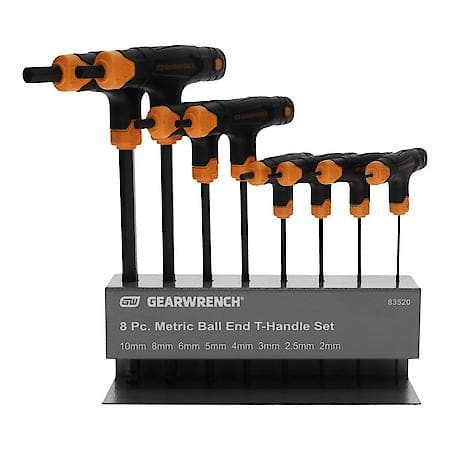 8PC MM END HEX KEY