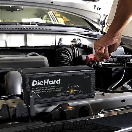 2-in-1 6-Volt/12-Volt 2-Amp Battery Charger and Maintainer, Fully Automatic