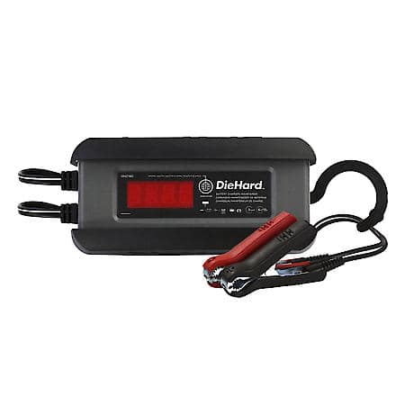 3-in-1 6-Volt/12-Volt 3-Amp Battery Charger and Maintainer: Digital Display