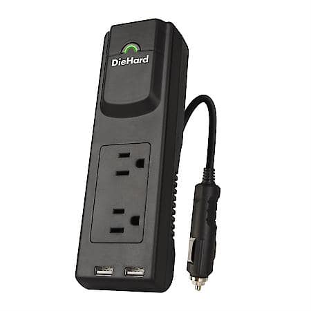 175W Power Inverter: 2 AC Outlets and Dual USB for On┬┐┬┐the┬┐┬┐Go Power