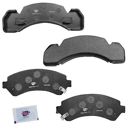 Severe Duty Brake Pads: Low-metallic, Ideal for Heavy Towing