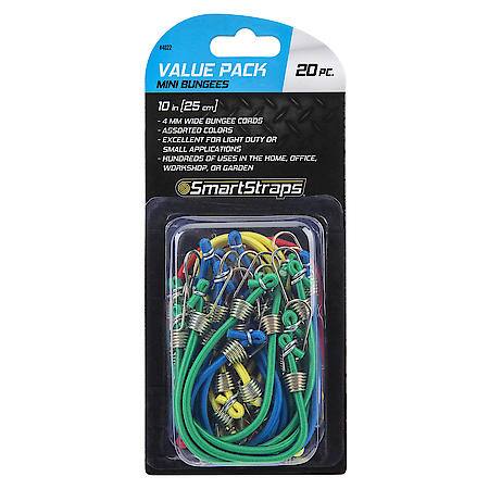 20 Piece Mini Bungees