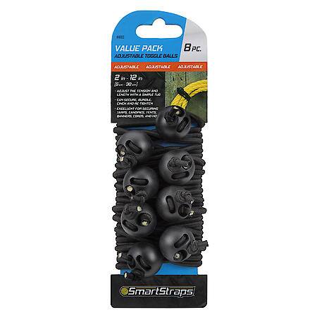 8 Piece Adjustable Toggle Ball