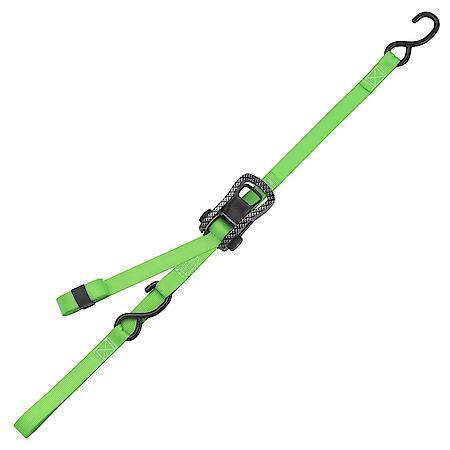 14' 1500 lb Carbon X Ratchet Tie Down 4 Pack Green