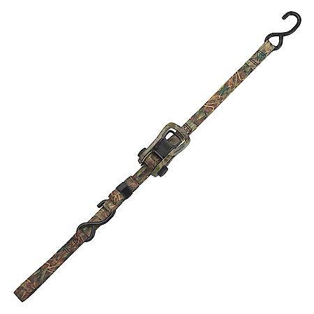10ft 1500 lb Camo X Ratchet Tie Down 2 Pack Camo